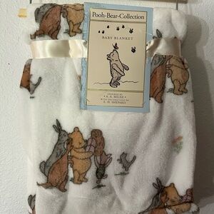 Pooh Bear Collection Baby Blanket